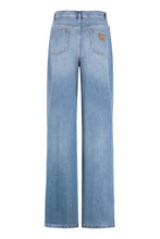 Load image into Gallery viewer, Wide-leg jeans with 5 pockets