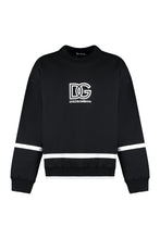 Load image into Gallery viewer, Cotton crew-neck sweatshirt