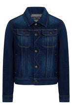 Load image into Gallery viewer, Denim jacket with contrasting stitches