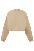 Load image into Gallery viewer, Cropped sweatshirt in cotton