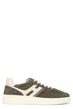 Load image into Gallery viewer, Green sports sneakers with durable sole