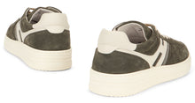 Load image into Gallery viewer, Green sports sneakers with durable sole