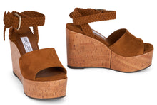 Load image into Gallery viewer, Wedge sandal Jori 100 in leather