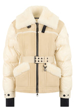 Load image into Gallery viewer, Alvernia puffer jacket with shearling belt
