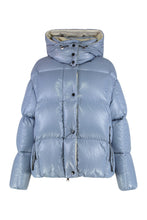 Load image into Gallery viewer, Blu padded jacket with high collar