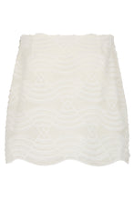 Load image into Gallery viewer, Embroidered cotton mini skirt