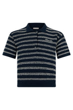 Load image into Gallery viewer, Striped cotton polo