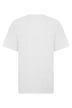 Load image into Gallery viewer, White cotton T-shirt with colorful logo