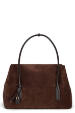 Load image into Gallery viewer, Large suede shoulder bag
