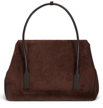 Load image into Gallery viewer, Large suede shoulder bag