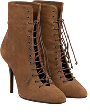 Load image into Gallery viewer, Suede ankle boots
