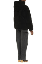 Load image into Gallery viewer, Hooded vegan fur jacket