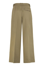 Load image into Gallery viewer, Trousers in wool gabardine