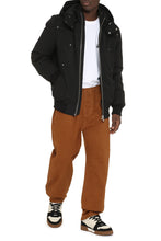 Load image into Gallery viewer, Ballistic hooded bomber-style down jacket