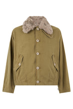 Load image into Gallery viewer, Windbreaker with faux fur collar