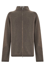 Load image into Gallery viewer, Wool cardigan with zip
