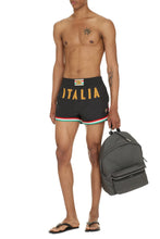 Load image into Gallery viewer, Logo print swim shorts