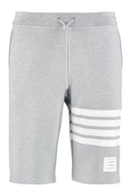 Load image into Gallery viewer, Stripe detail fleece shorts