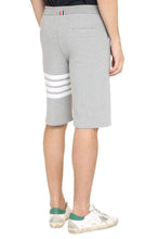 Load image into Gallery viewer, Stripe detail fleece shorts