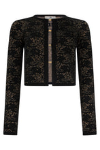 Load image into Gallery viewer, Short cardigan with jewel closure