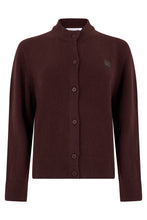 Load image into Gallery viewer, Wool cardigan with logo