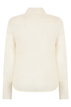 Load image into Gallery viewer, Silk Shirt with Floral Applications