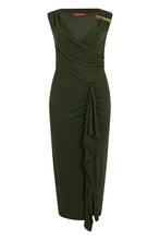 Load image into Gallery viewer, Long dress with draping