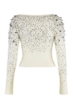 Load image into Gallery viewer, V-neck sweater in wool and cashmere