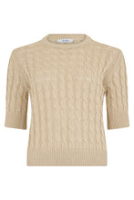 Load image into Gallery viewer, Linen sweater with short sleeves