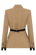 Load image into Gallery viewer, Single-breasted linen blazer