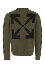 Load image into Gallery viewer, Diag cotton-blend sweater