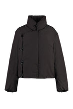 Load image into Gallery viewer, short down jacket Gathered techno fabric down jacket