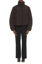 Load image into Gallery viewer, short down jacket Gathered techno fabric down jacket