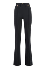 Load image into Gallery viewer, Crepe wide-leg trousers