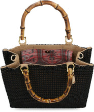 Load image into Gallery viewer, Panarea raffia tote bag