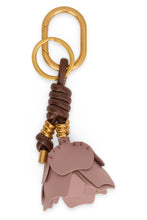 Load image into Gallery viewer, Desert Flower keychain in synthetic leather