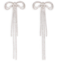 Load image into Gallery viewer, Bow Drop Earrings