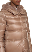 Load image into Gallery viewer, Hooded nylon down jacket