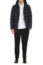 Load image into Gallery viewer, Hooded nylon down jacket