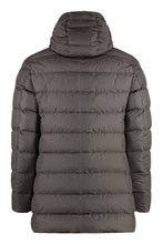 Load image into Gallery viewer, Hooded nylon down jacket