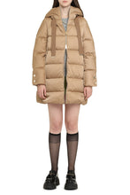 Load image into Gallery viewer, Long hooded down jacket