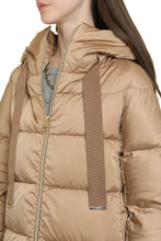 Load image into Gallery viewer, Long hooded down jacket