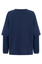 Load image into Gallery viewer, Long sleeve t-shirt with embroidered logo