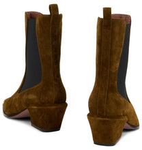 Load image into Gallery viewer, Pointed suede boots