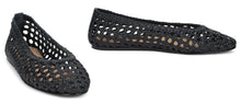 Load image into Gallery viewer, Woven leather ballerinas