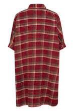 Load image into Gallery viewer, Plaid Chemisier Dress
