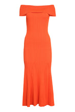 Load image into Gallery viewer, Knitted off-the-shoulder dress