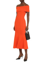 Load image into Gallery viewer, Knitted off-the-shoulder dress