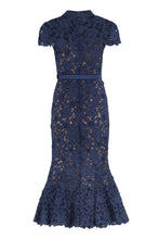 Load image into Gallery viewer, Midi dress in guipure lace