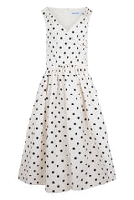 Load image into Gallery viewer, Polka dot midi dress
